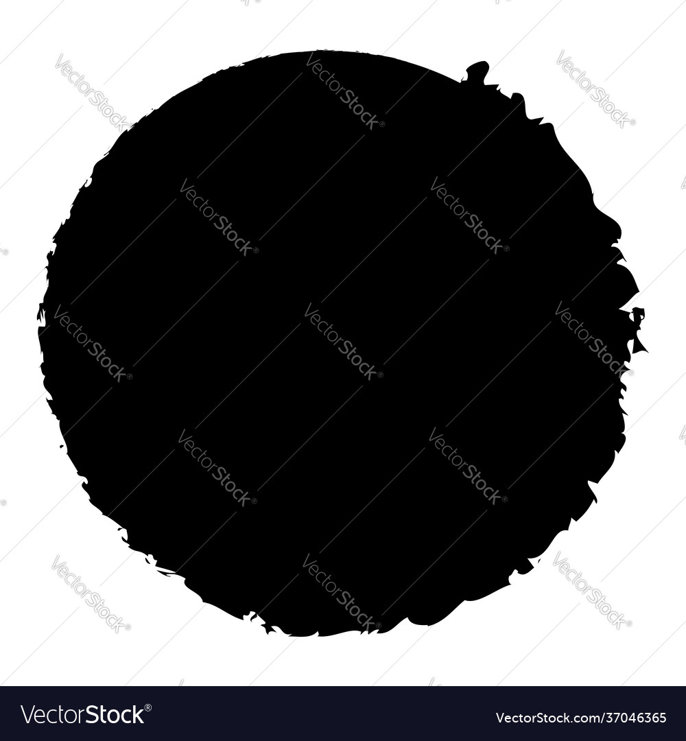 Grungy circle blob blotch