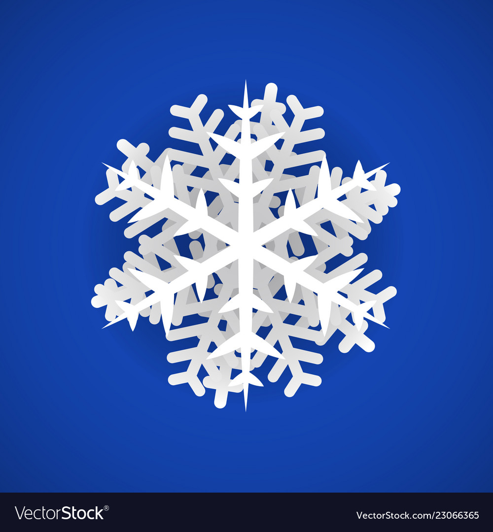 3d snowflakes Royalty Free Vector Image - VectorStock