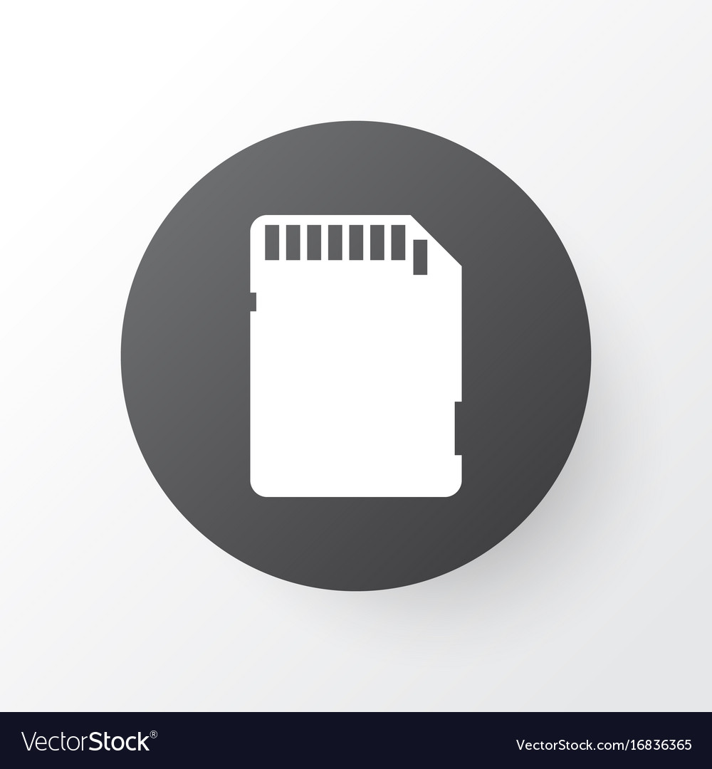 Premium Vector  Memory card vector type icon