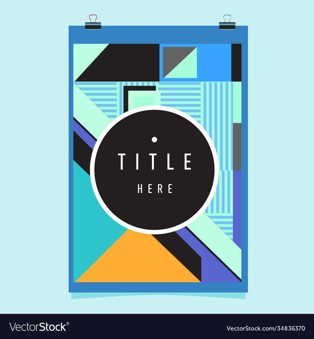 Abstract colorful geometric pattern background Vector Image Abstract colorful geometric pattern background