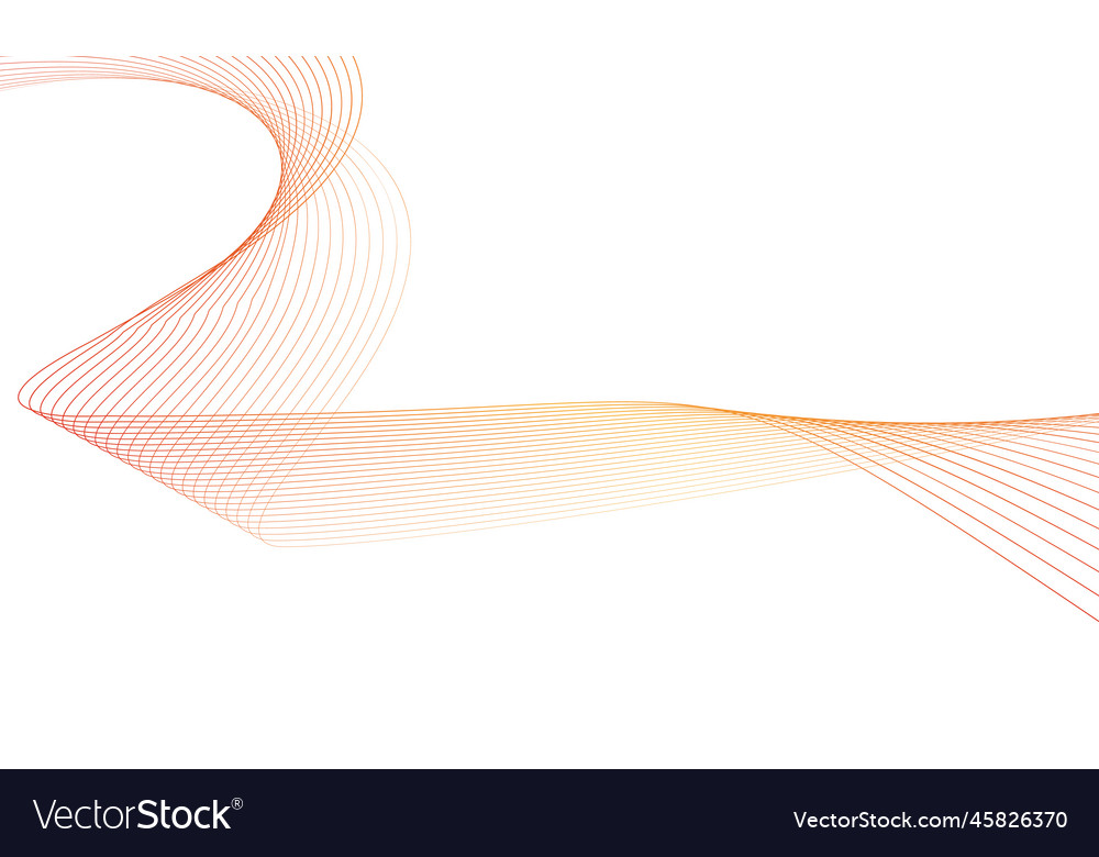Abstract colorful wave element for design vector image Abstract colorful wave element for design