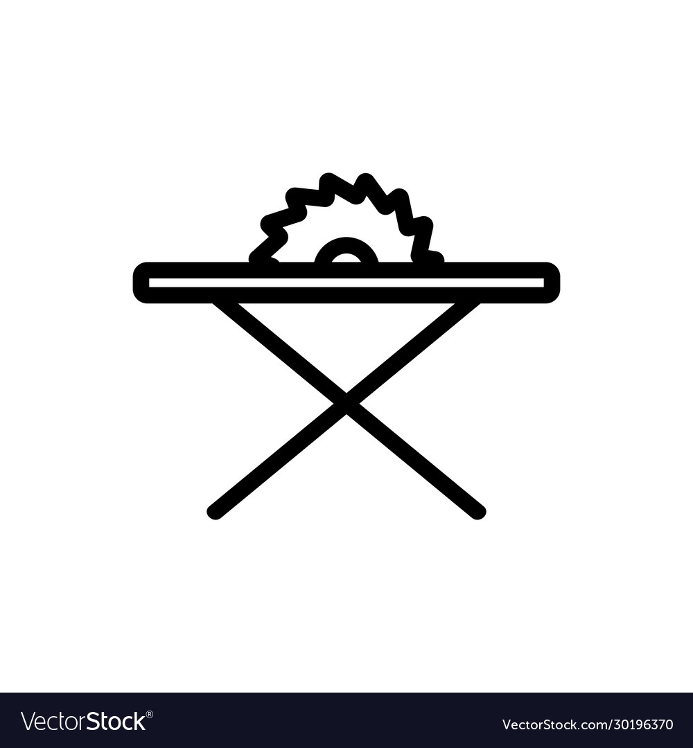 Circular saw icon outline