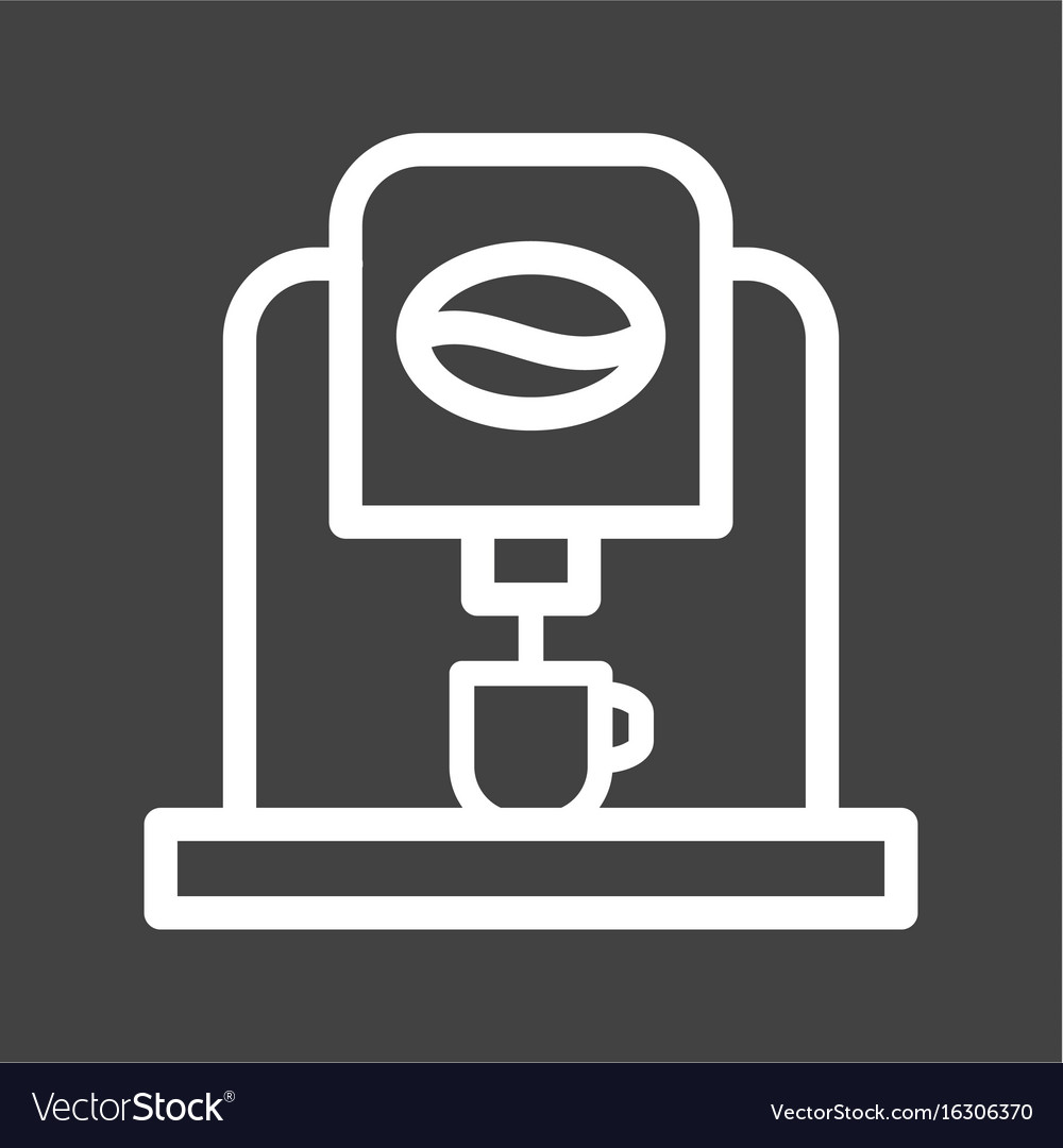 Coffee machine Royalty Free Vector Image VectorStock