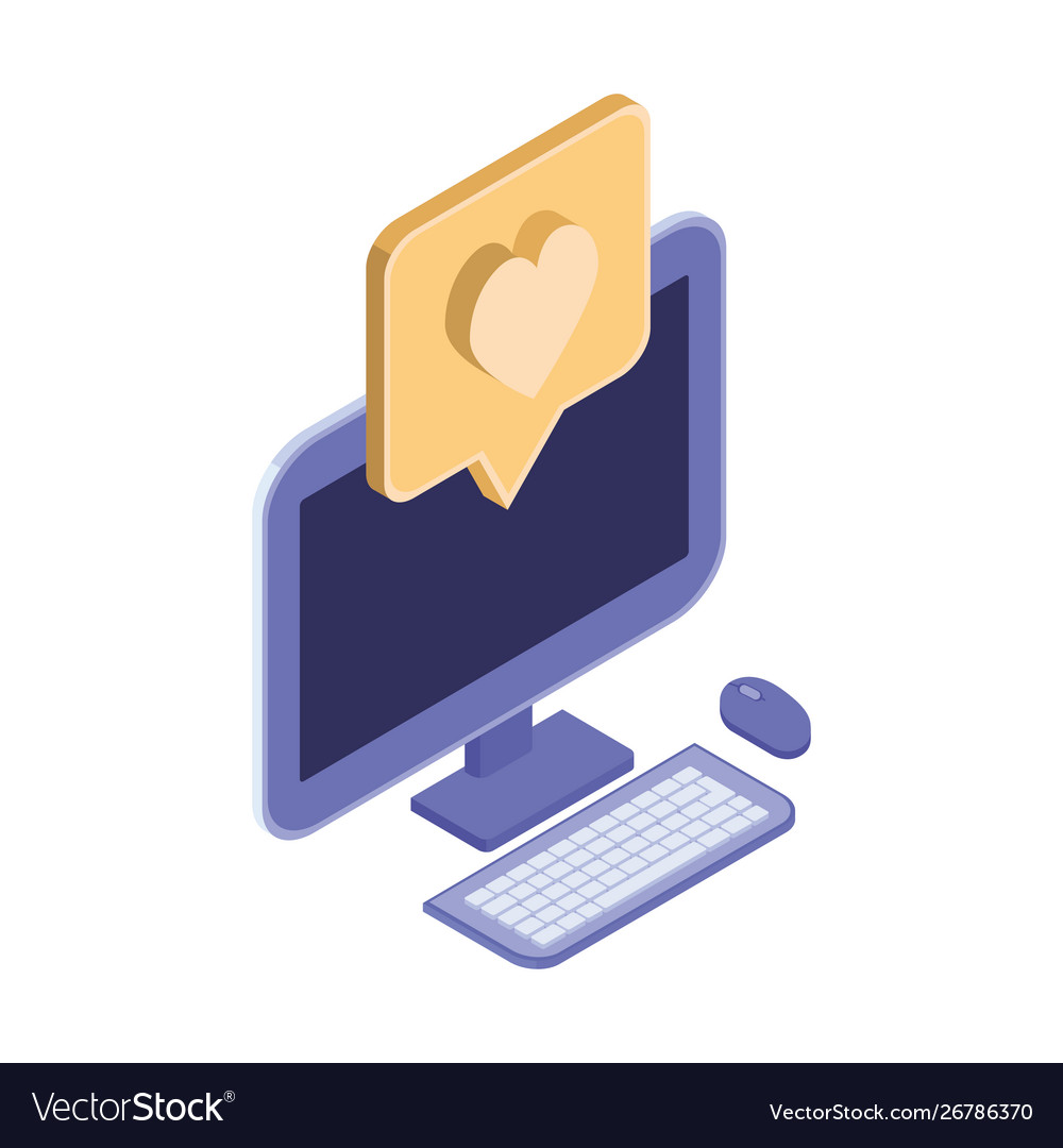 Desktop computer screen with email notifications