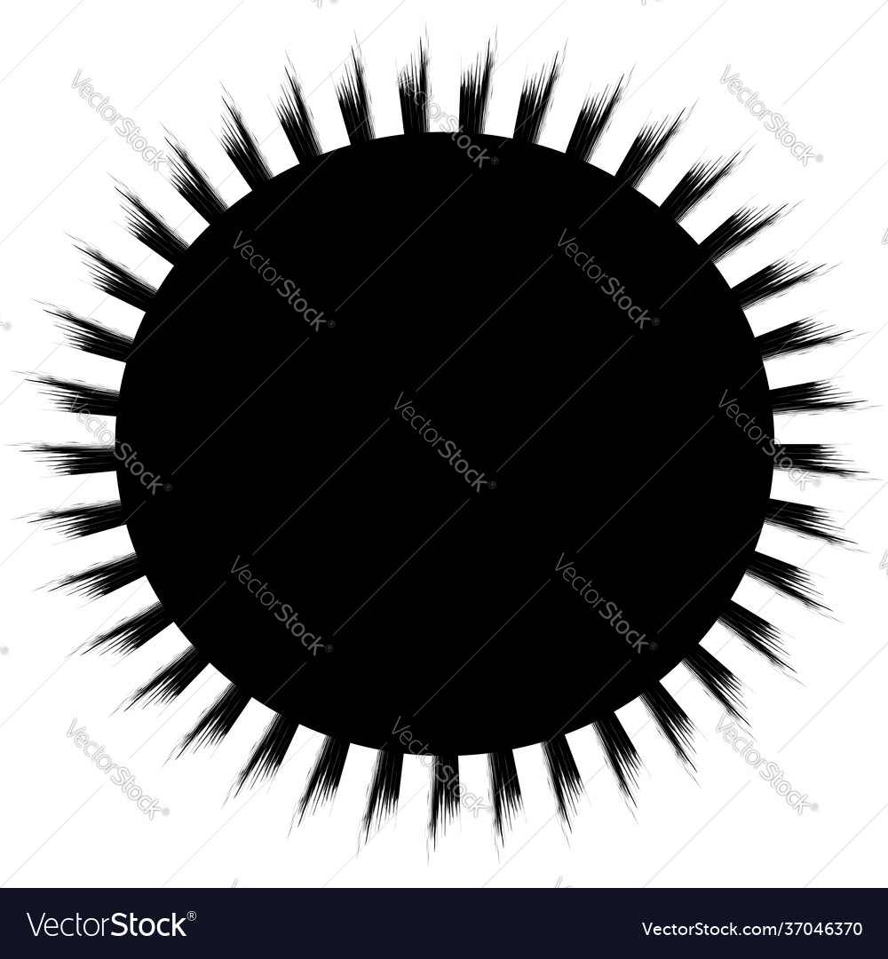Grungy circle blob blotch vector image Grungy circle blob blotch