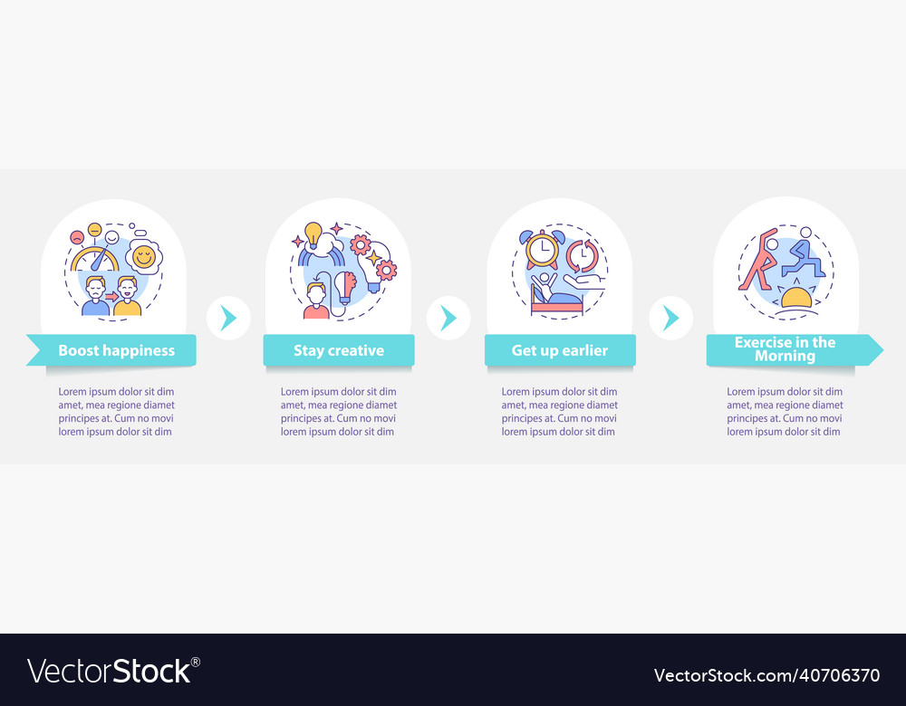 How to live balanced life round infographic