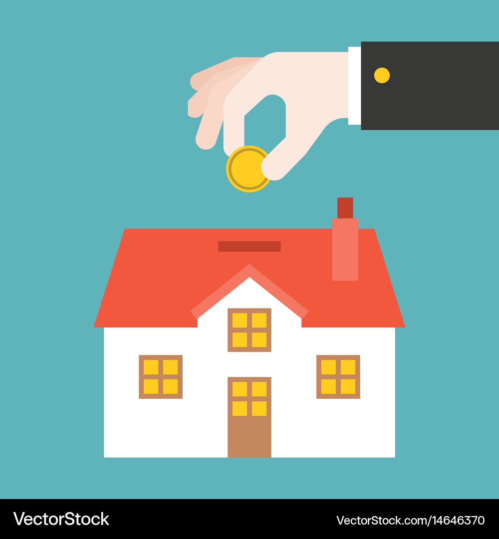 Saving money Royalty Free Vector Image - VectorStock