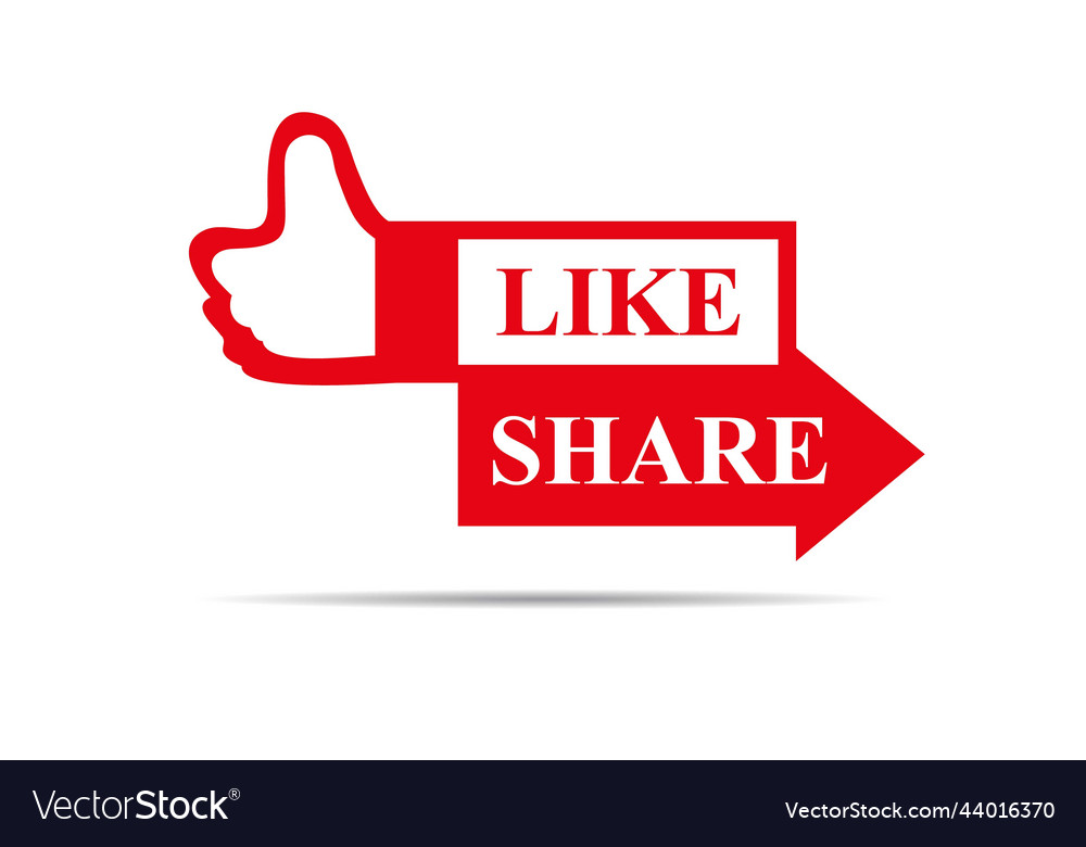 Social Media Buttons - Like, Share, Icon
