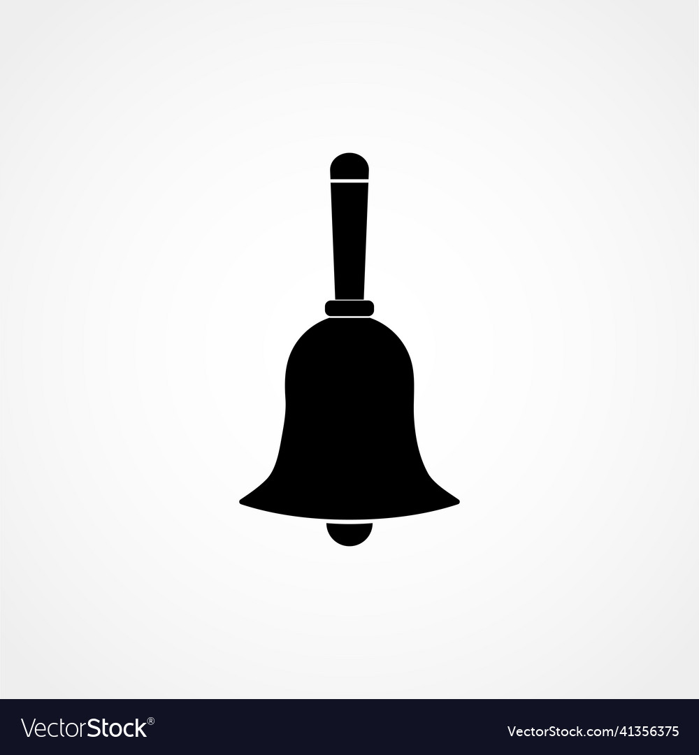 Bells icon on white background