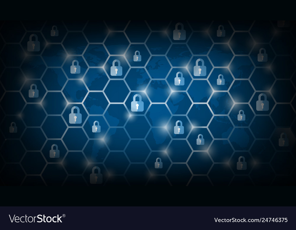 Cyber-Technologie-Sicherheitsnetzwerk-Schutz vector image Cyber-Technologie-Sicherheitsnetzwerk-Schutz