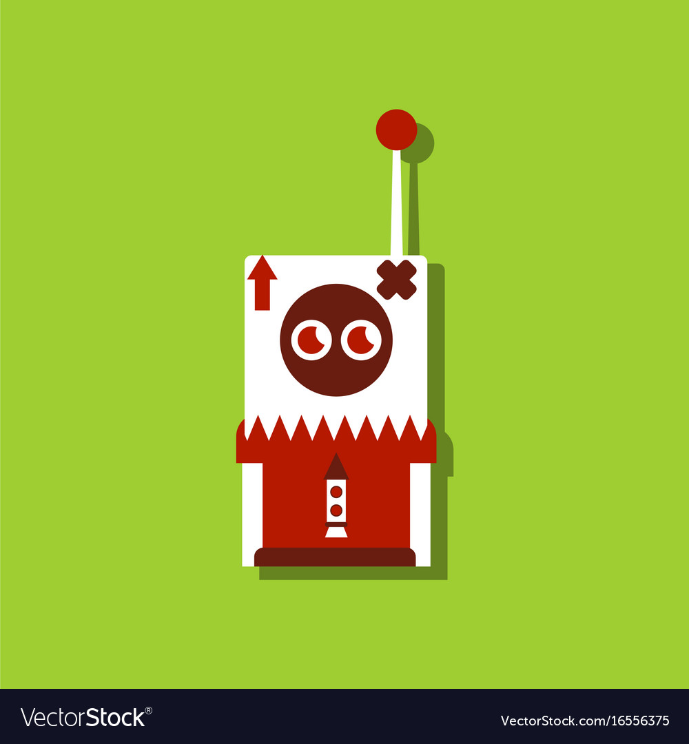 Flat icon design collection space remote control