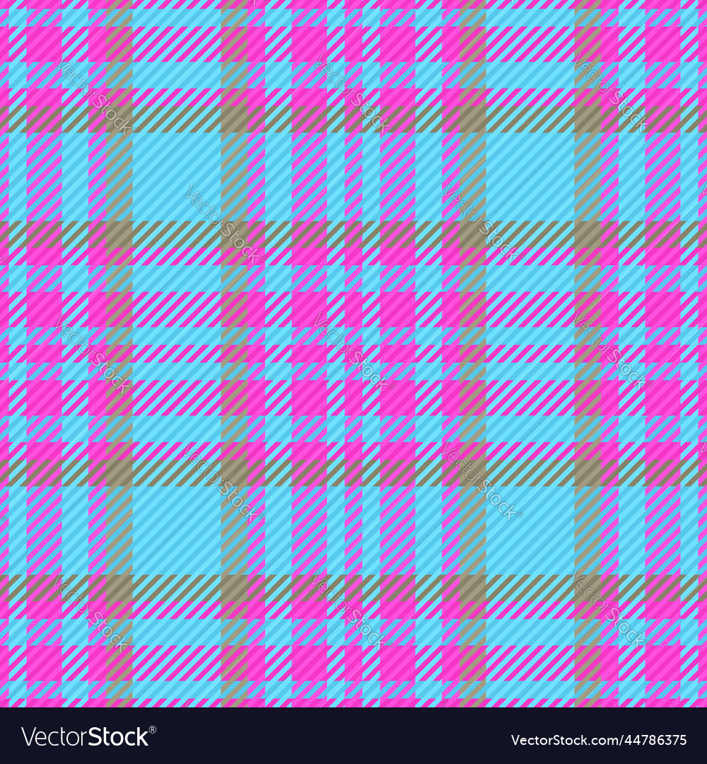 Plaid pattern tartan texture fabric seamless Vector Image