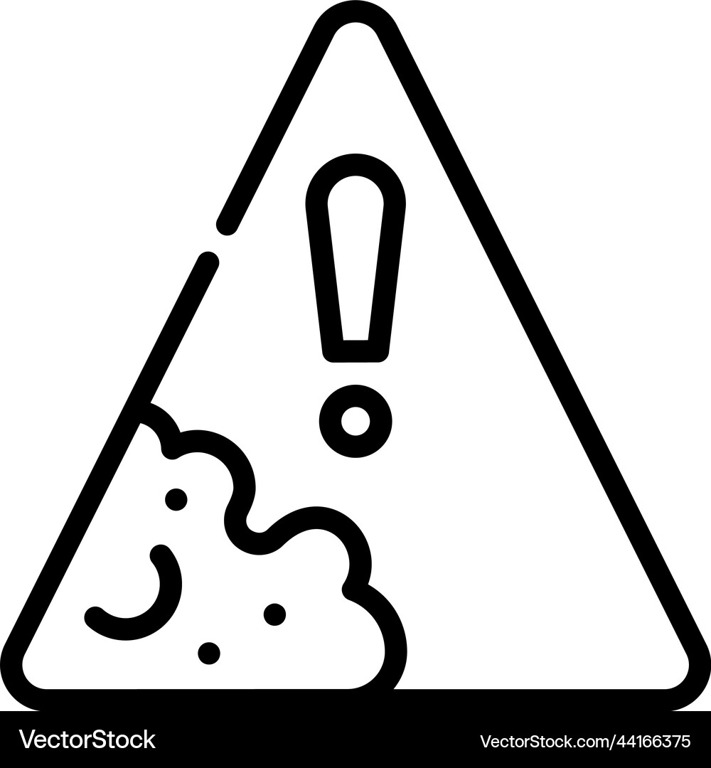 Warning sign Royalty Free Vector Image - VectorStock