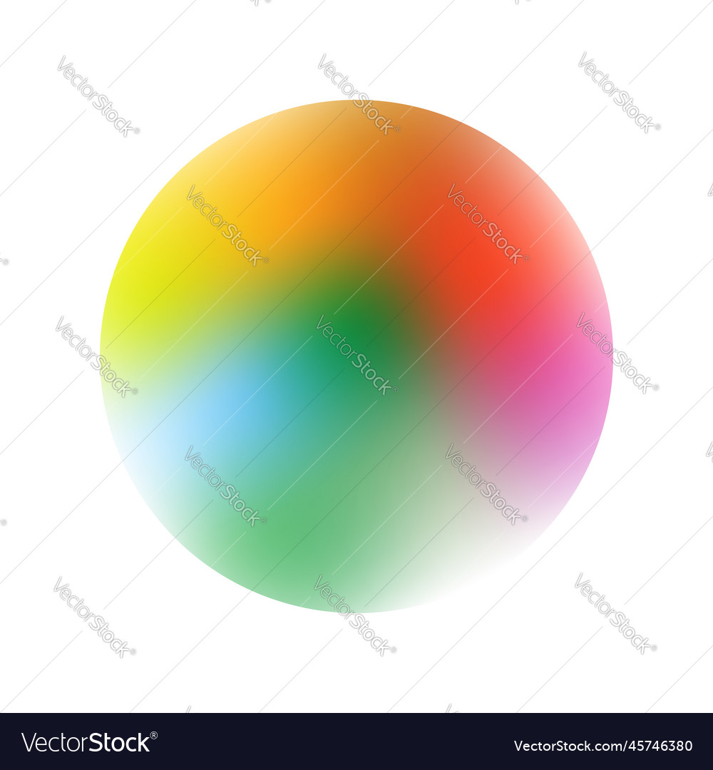 Abstract background multicolor gradient circle