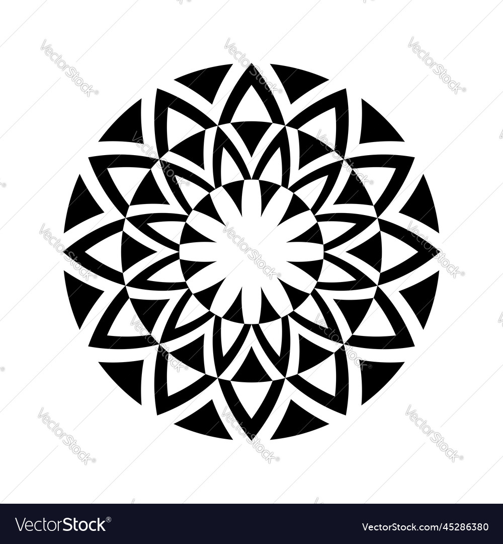 Abstract Radial Circle Pattern