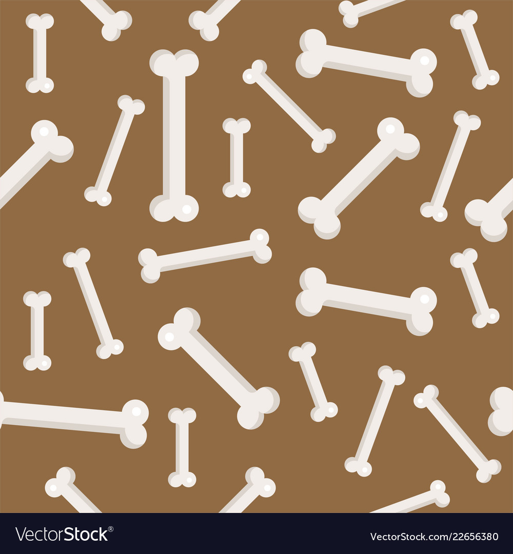 Bone Seamless Pattern - Decorative Wallpaper