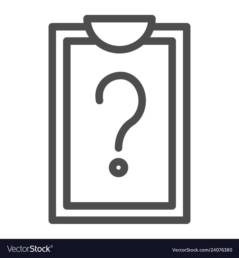 Clipboard with blank list line icon list Vector Image