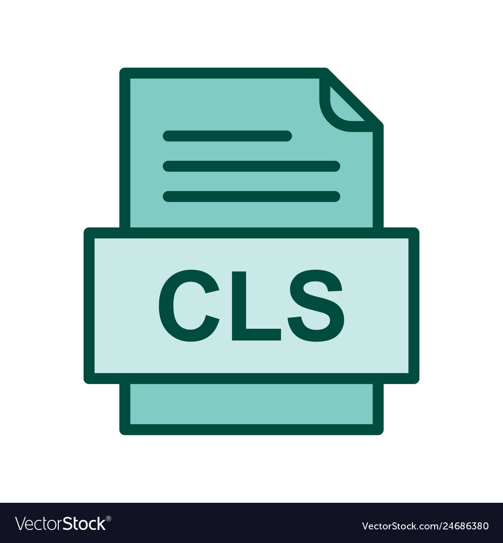 Cls file document icon