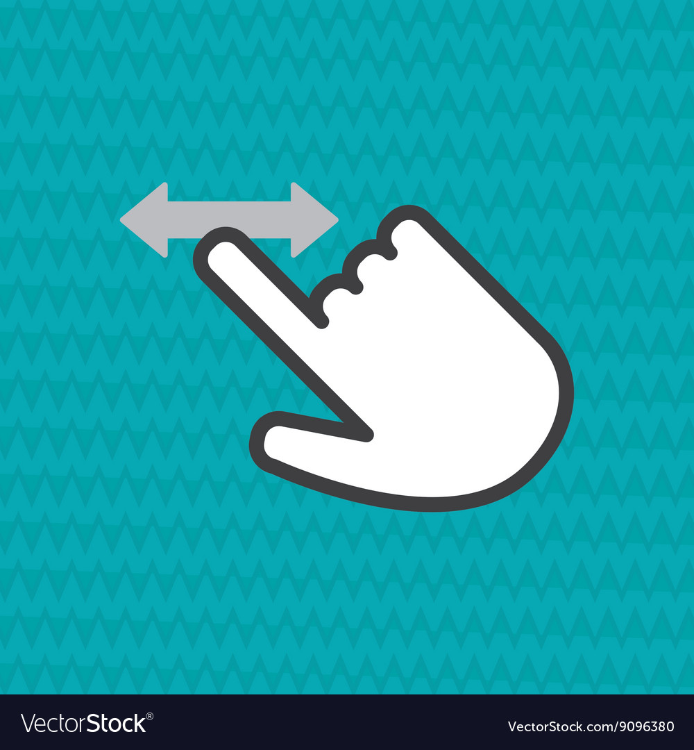 Communication design cursor icon colorful