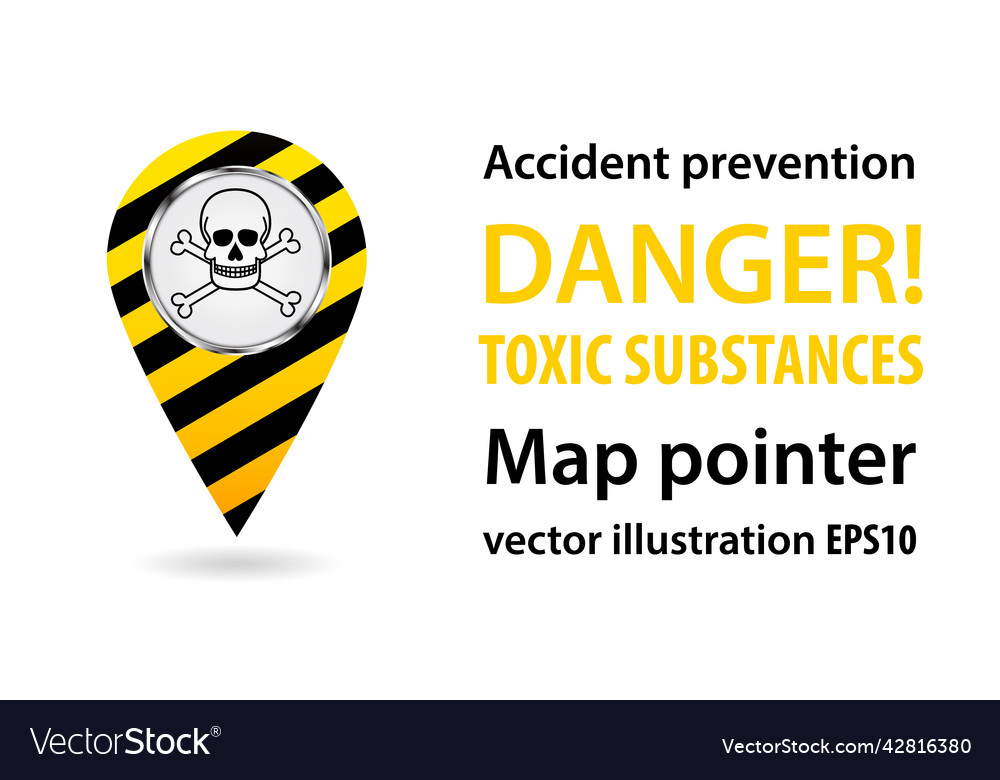 Map pointer safety information industrial design