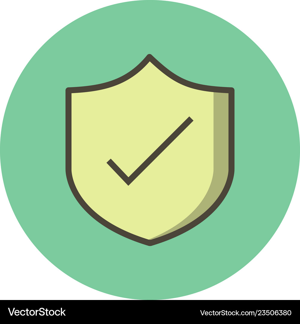 Shield icon Royalty Free Vector Image - VectorStock