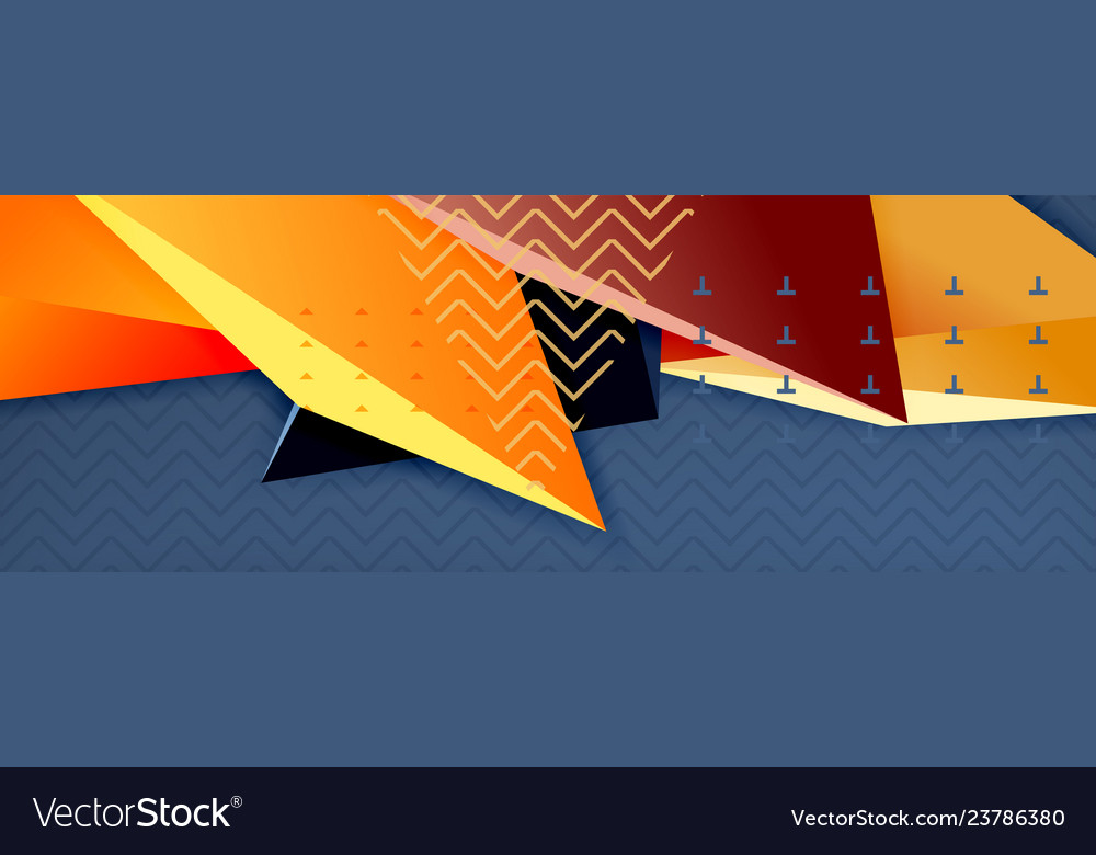 Triangular Origami Pattern