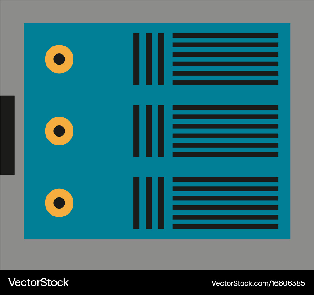 Data server files icon image Royalty Free Vector Image