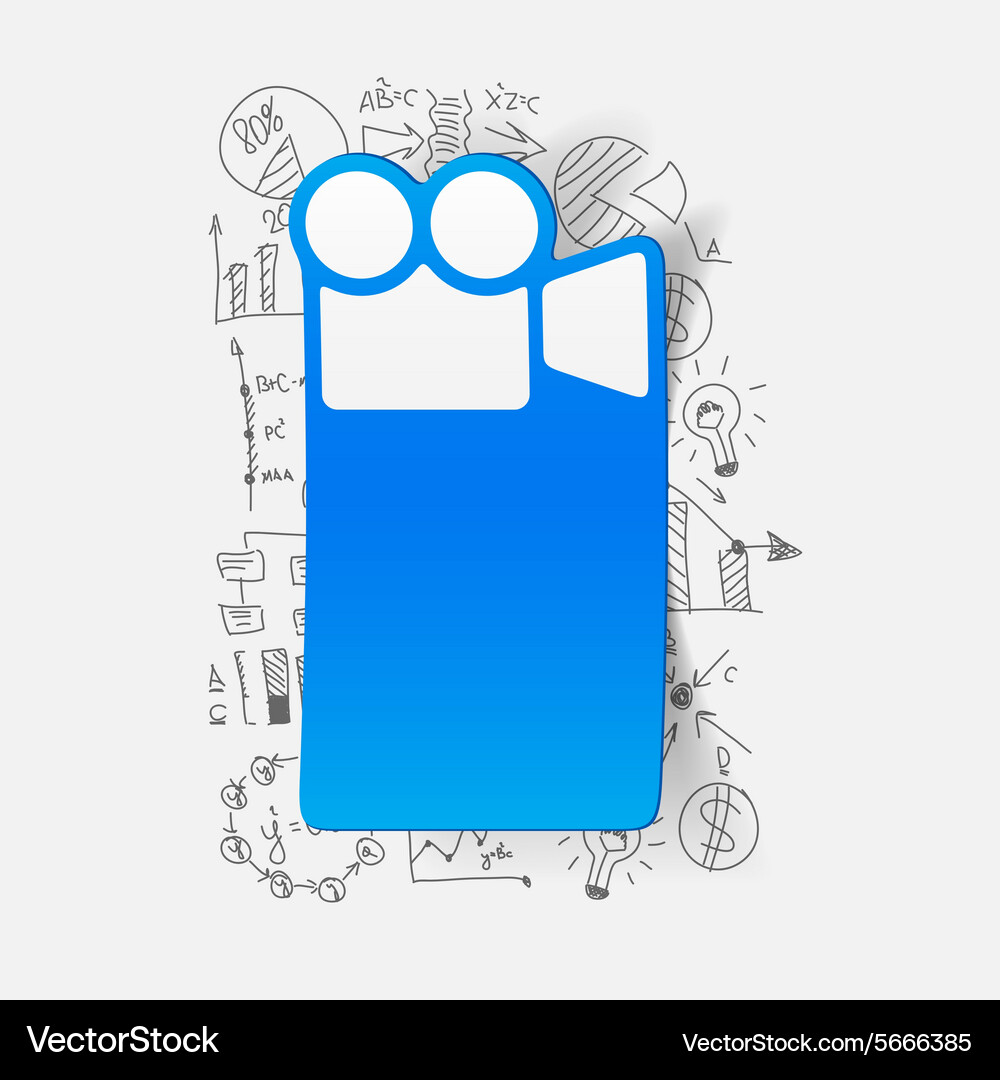 Drawing business formulas video Royalty Free Vector Image