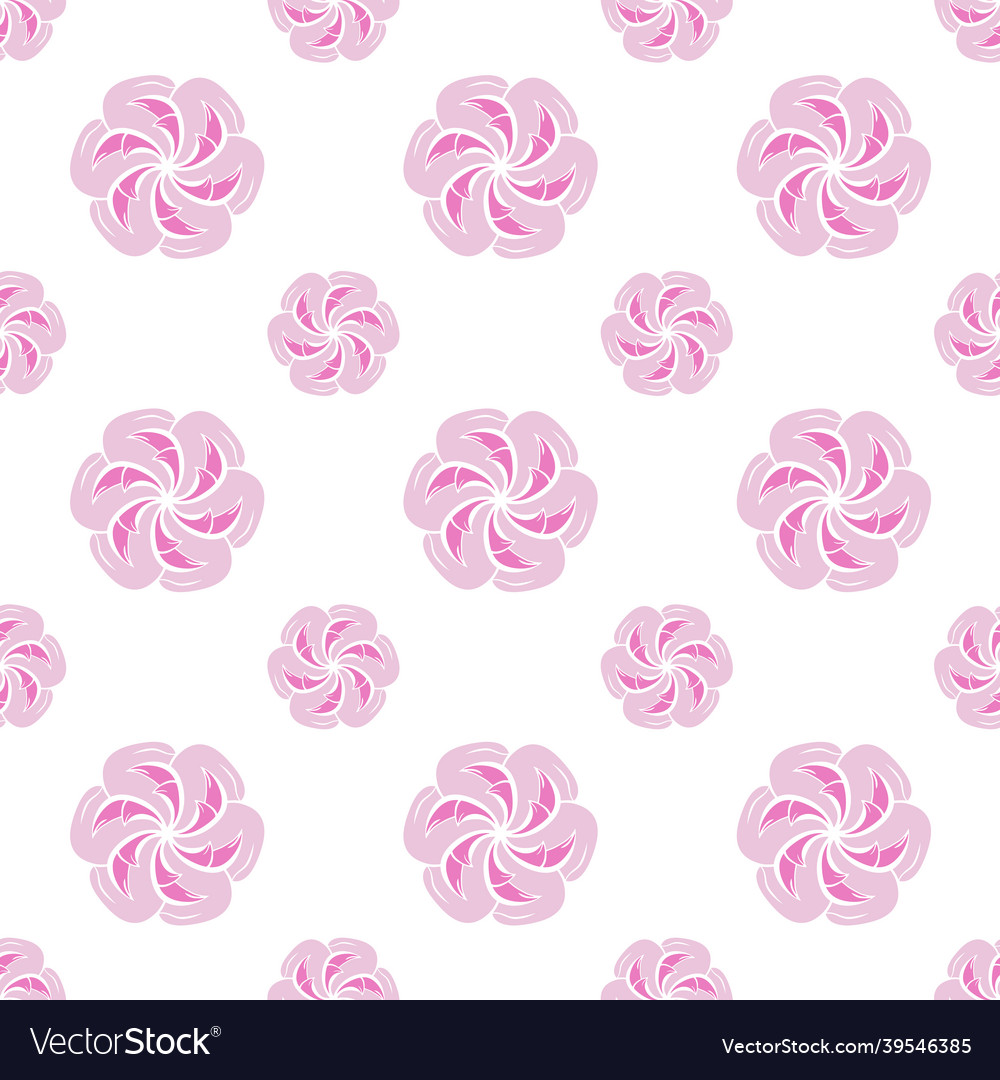 Hand drawn multicolor repeat pattern vector image Hand drawn multicolor repeat pattern