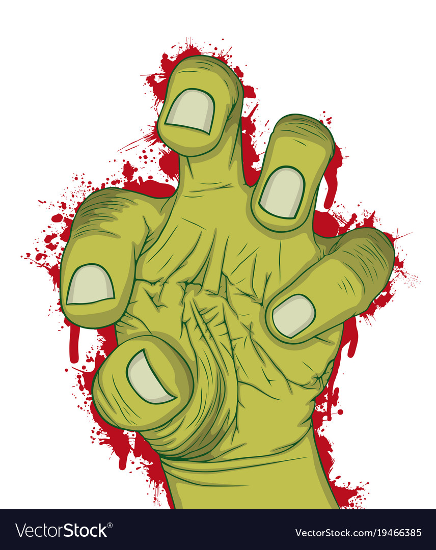 Hand of zombie Royalty Free Vector Image - VectorStock