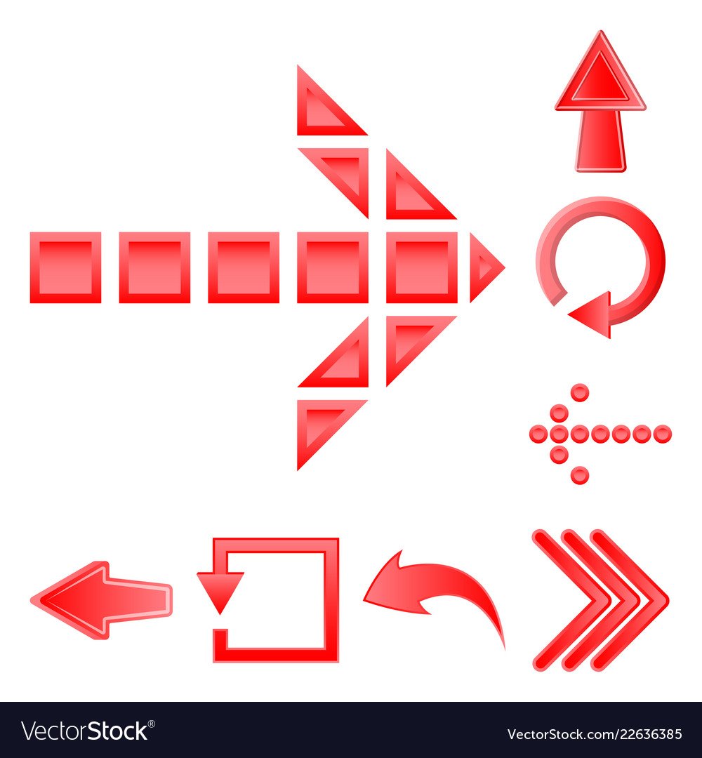 Isoliertes Element- und Pfeilsymbol vector image Isoliertes Element- und Pfeilsymbol