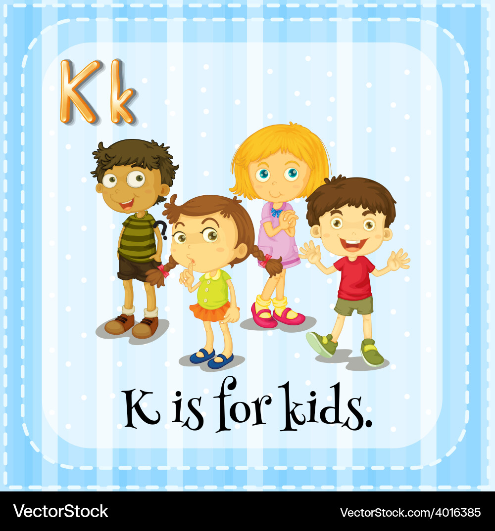 Letter k Royalty Free Vector Image - VectorStock