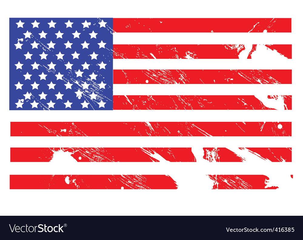 United States Flag Grunge