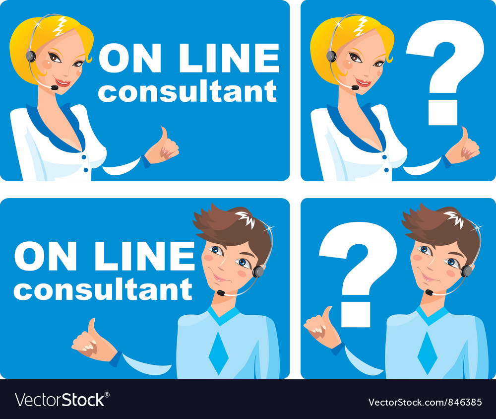 Web-Icons - on line Consultant