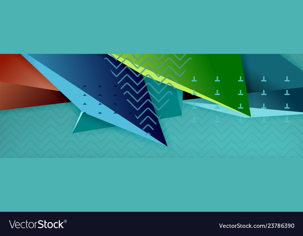 3d triangular shapes abstract background