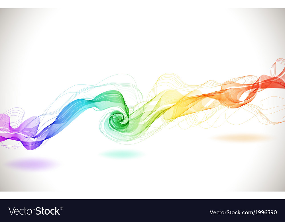 Abstract Colorful Wave Background