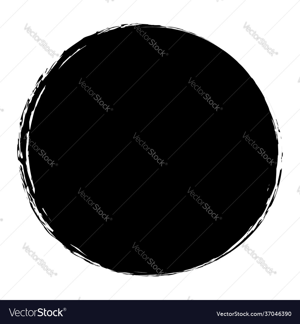 Grungy circle blob blotch