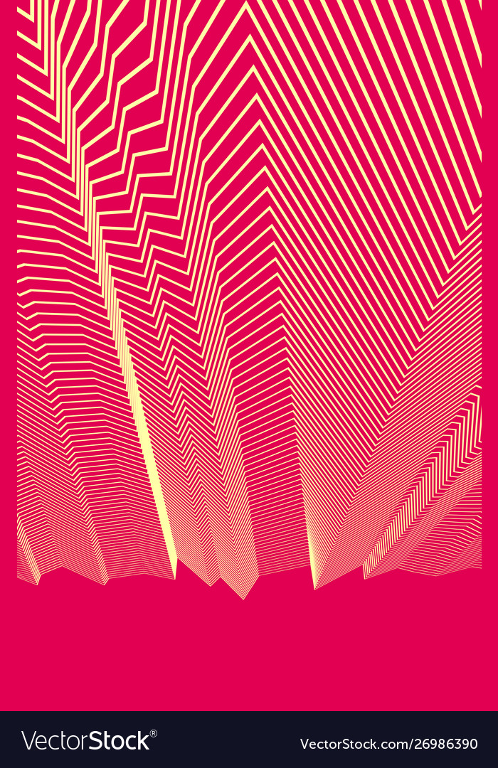 Psychedelic Linear Abstract