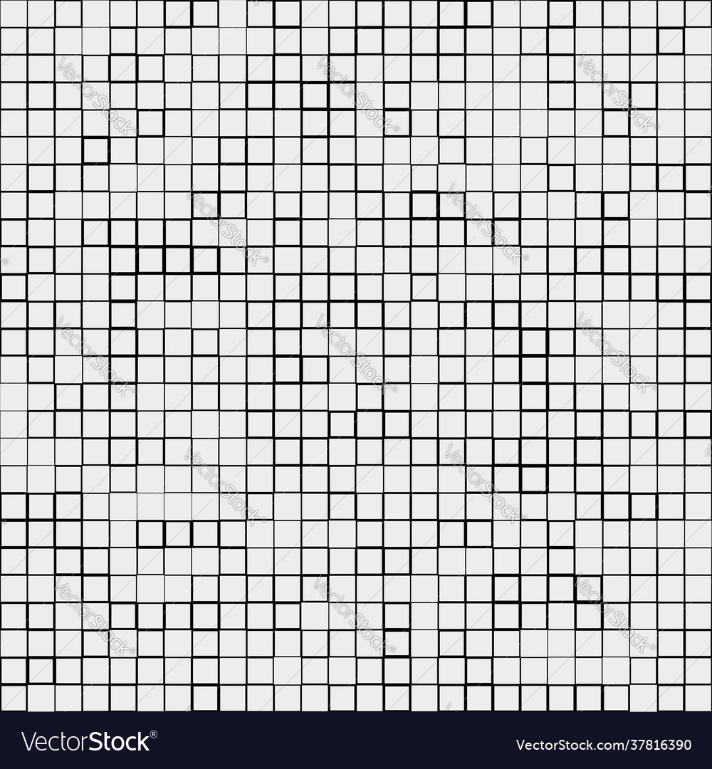 Random mosaic squares tiles seamless repeatable vector image Random mosaic squares tiles seamless repeatable