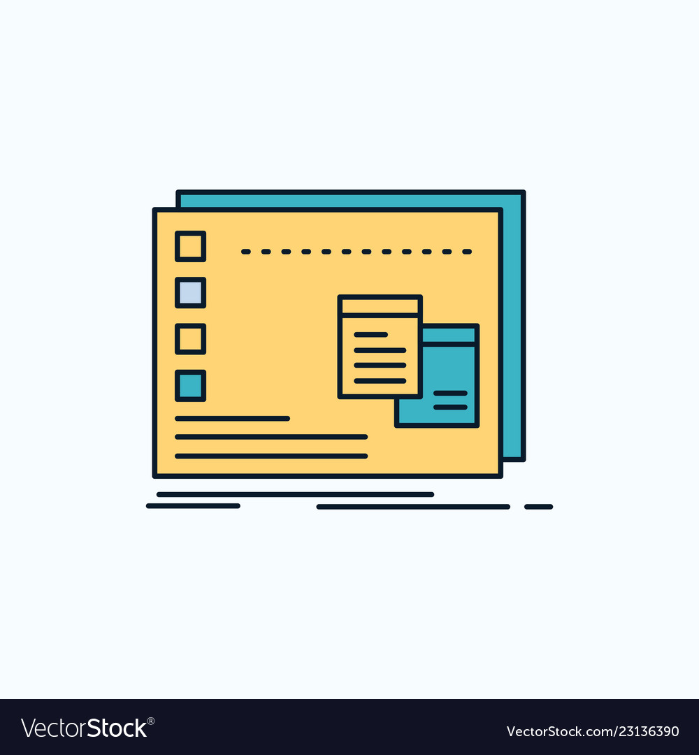 Window mac operational os program flat icon green vector image Window mac operational os program flat icon green