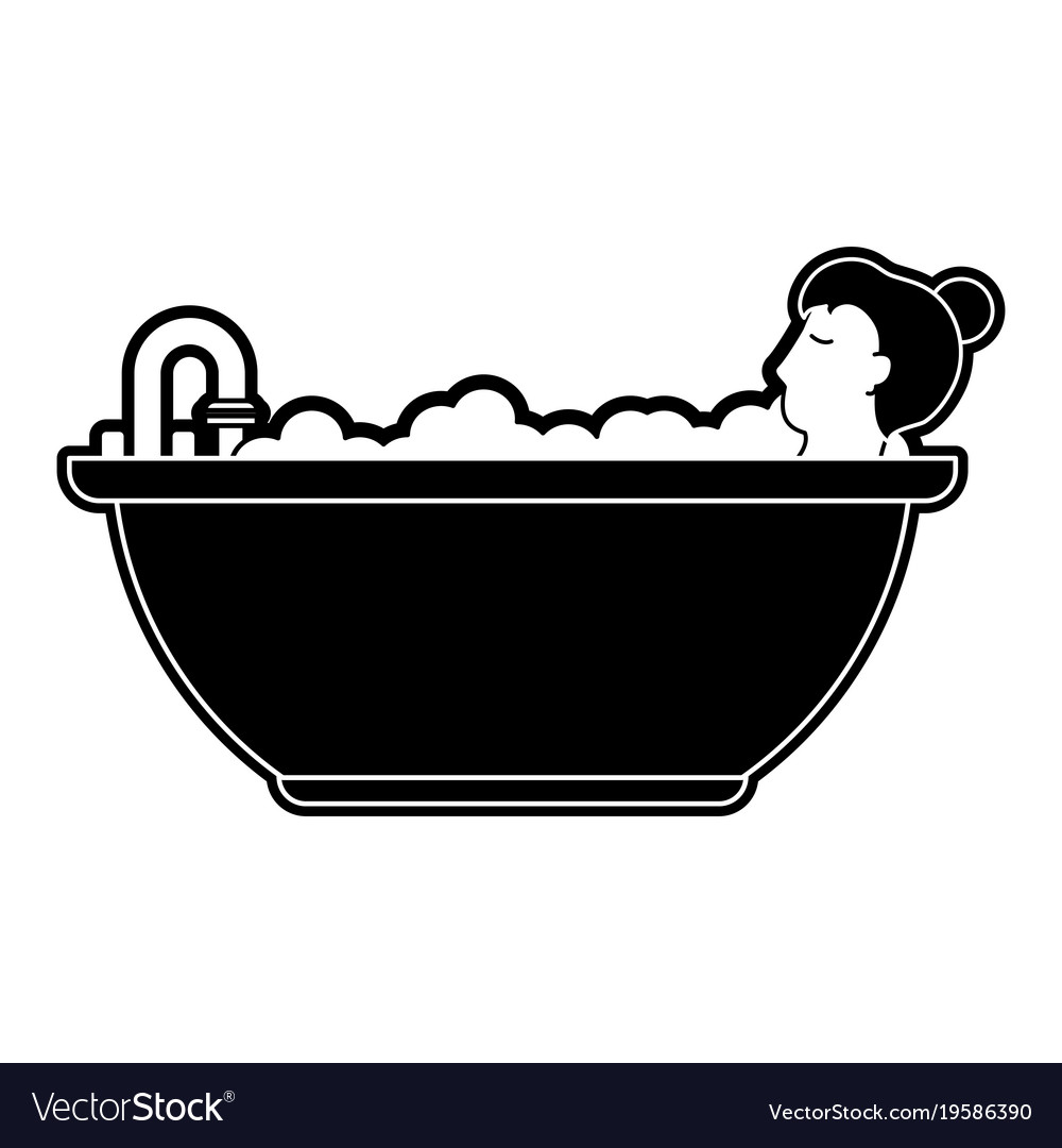 Woman in the bathtub