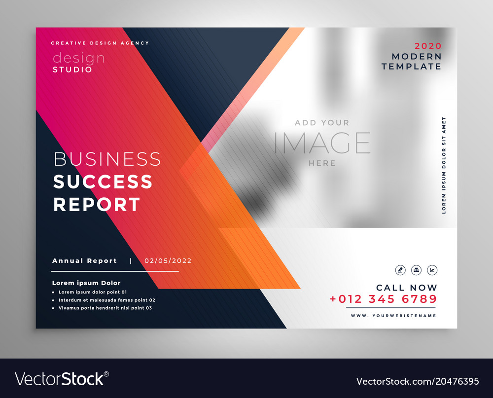 Creative business flyer design template Royalty Free Vector With Template For Making A Flyer