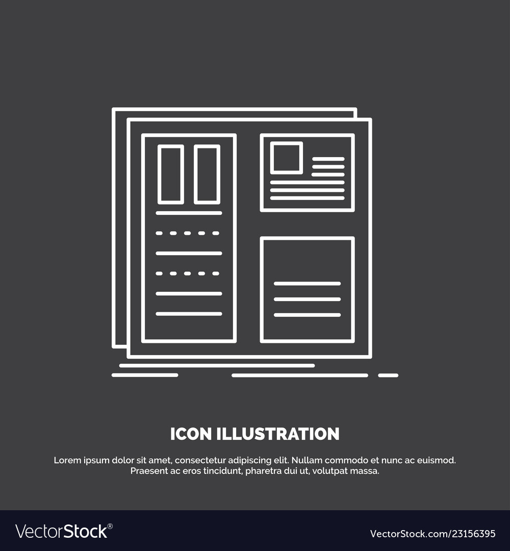 Design Grid Interface Layout ui Symbolzeile Symbol vector image Design Grid Interface Layout ui Symbolzeile Symbol
