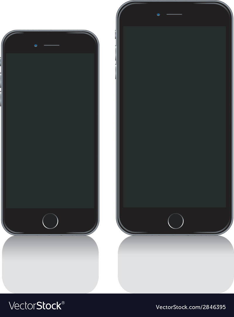 Download IPhone 6 iPhone 6 plus and iphone 6s Royalty Free Vector