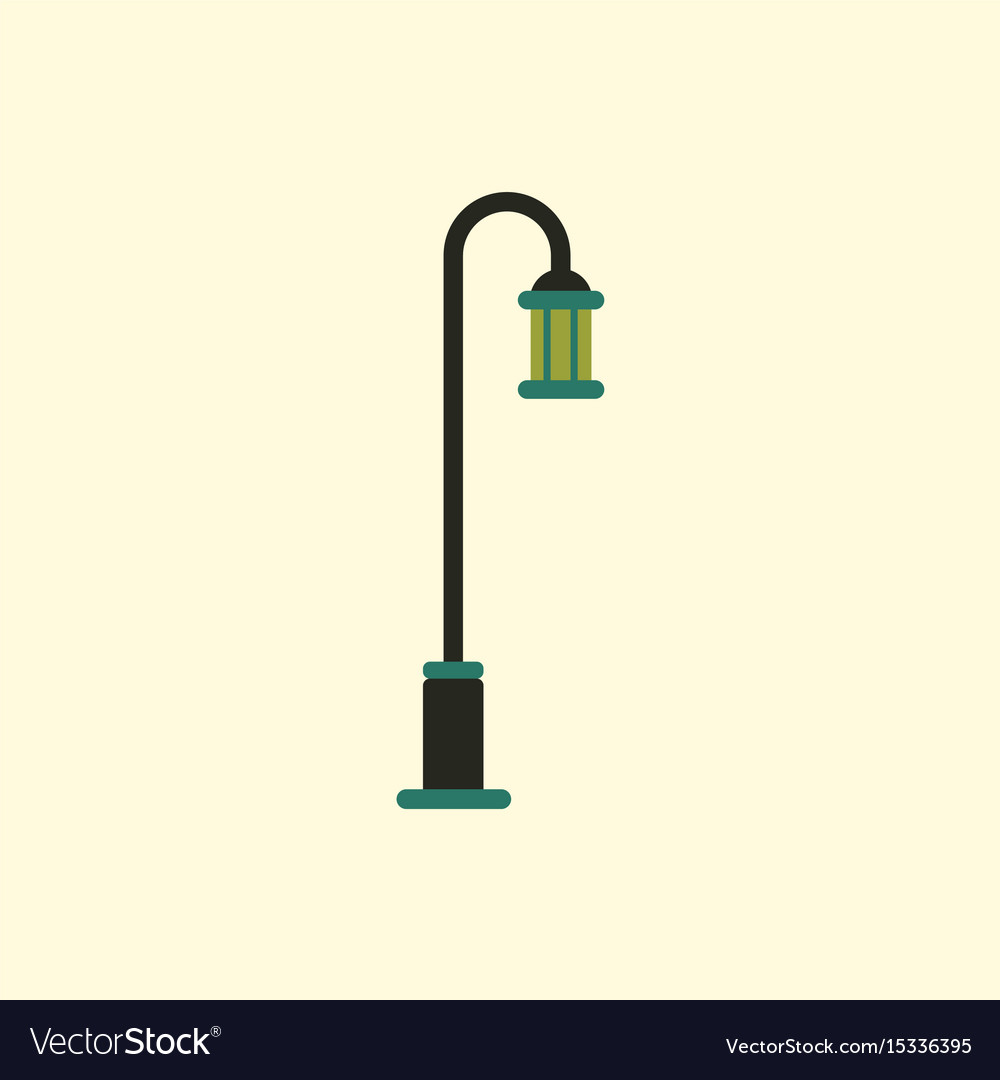 Street light icon lamp Royalty Free Vector Image