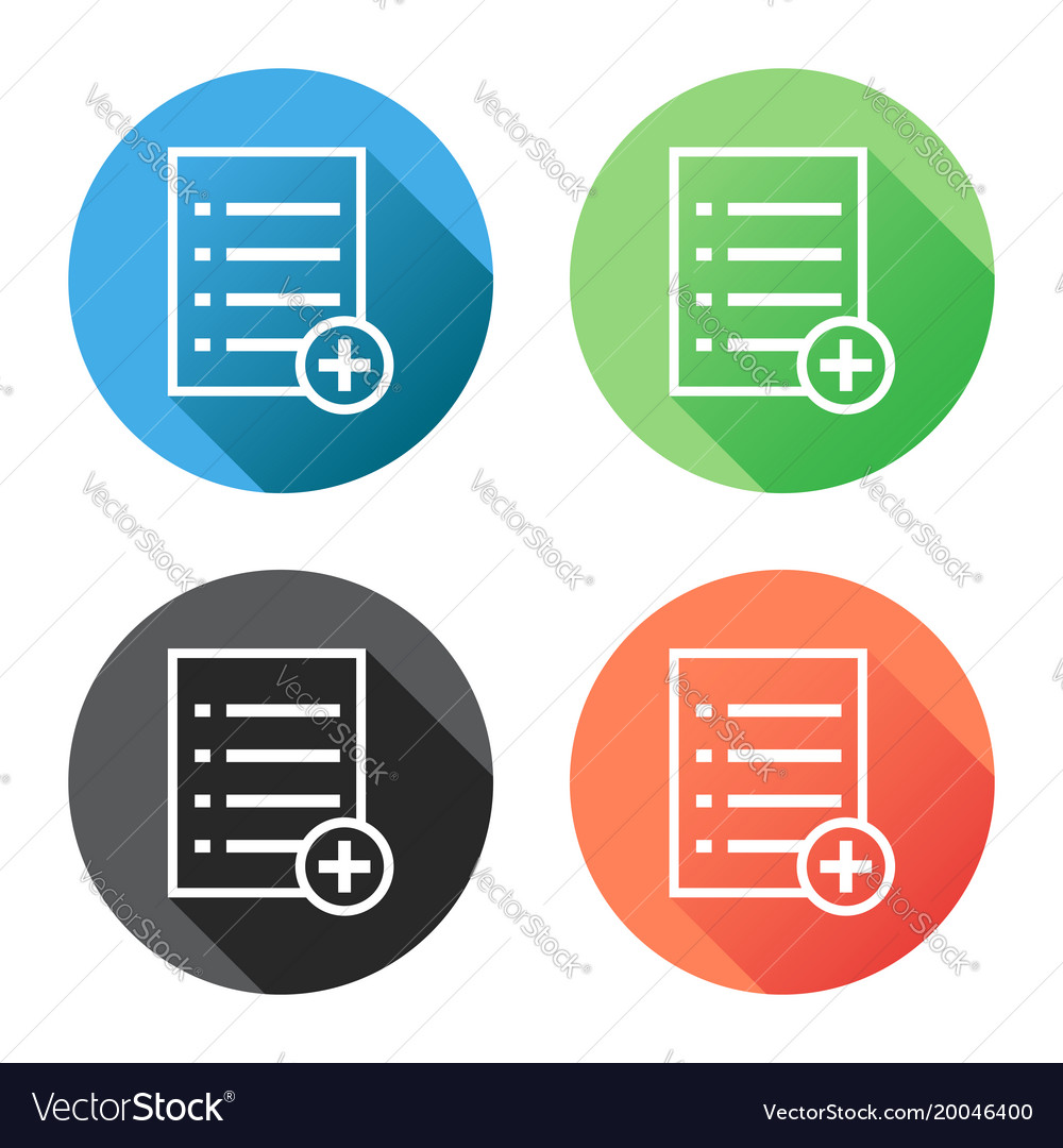 Add Document List Icon