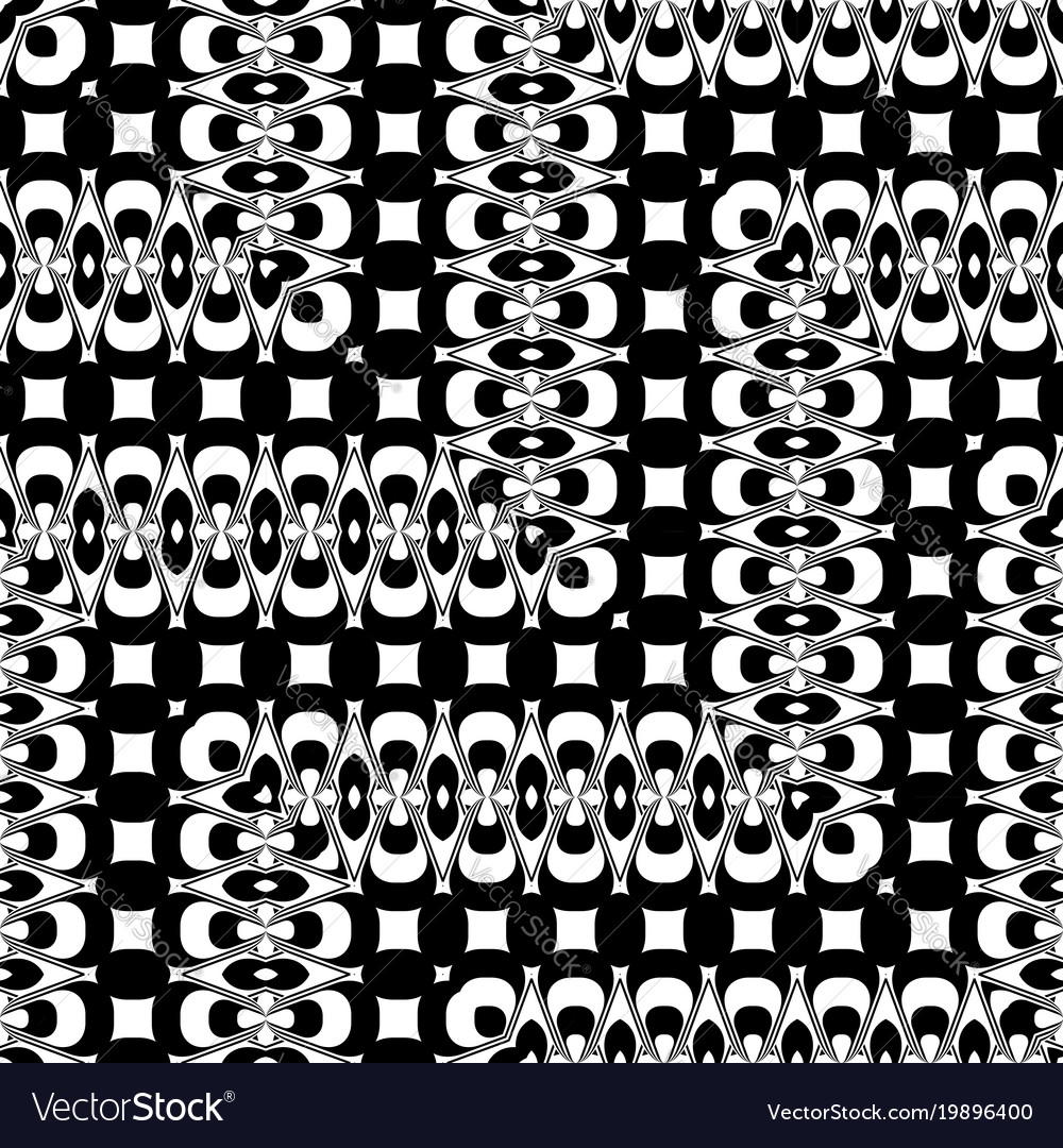 Design seamless monochrome zigzag pattern