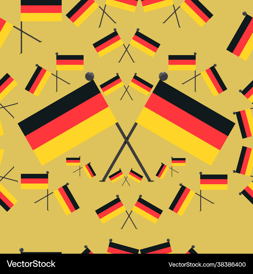 German pattern flags Royalty Free Vector Image