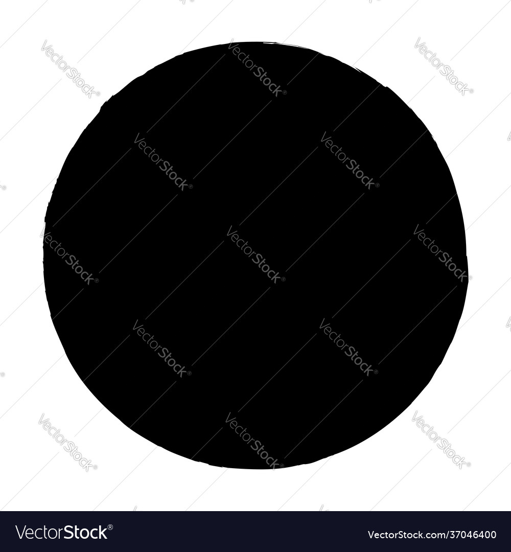 Grungy circle blob blotch vector image Grungy circle blob blotch