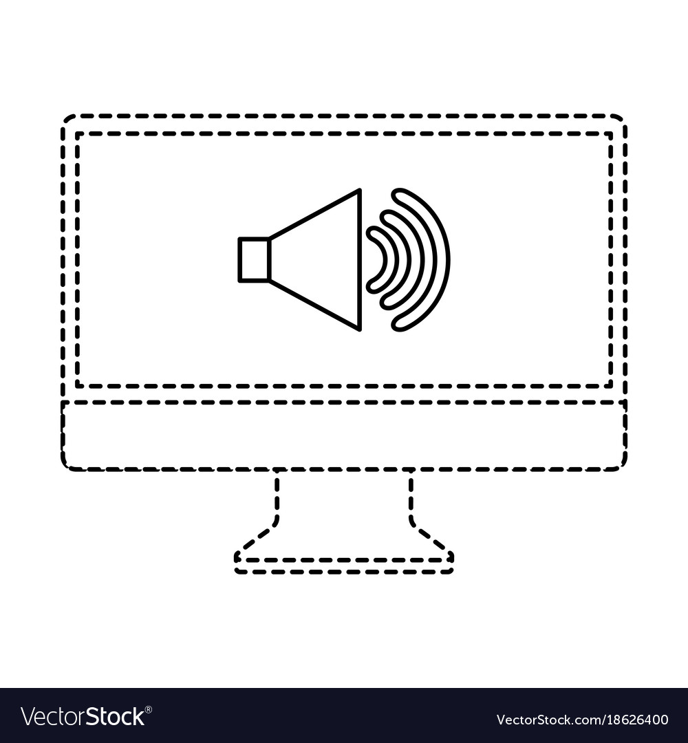 Monitor computer sound volume communication